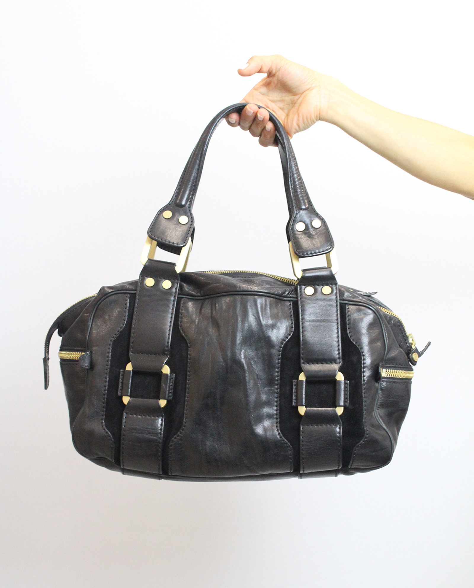 Mahala, 285&euro;, Negro, Cuero - Ante, Vista trasera